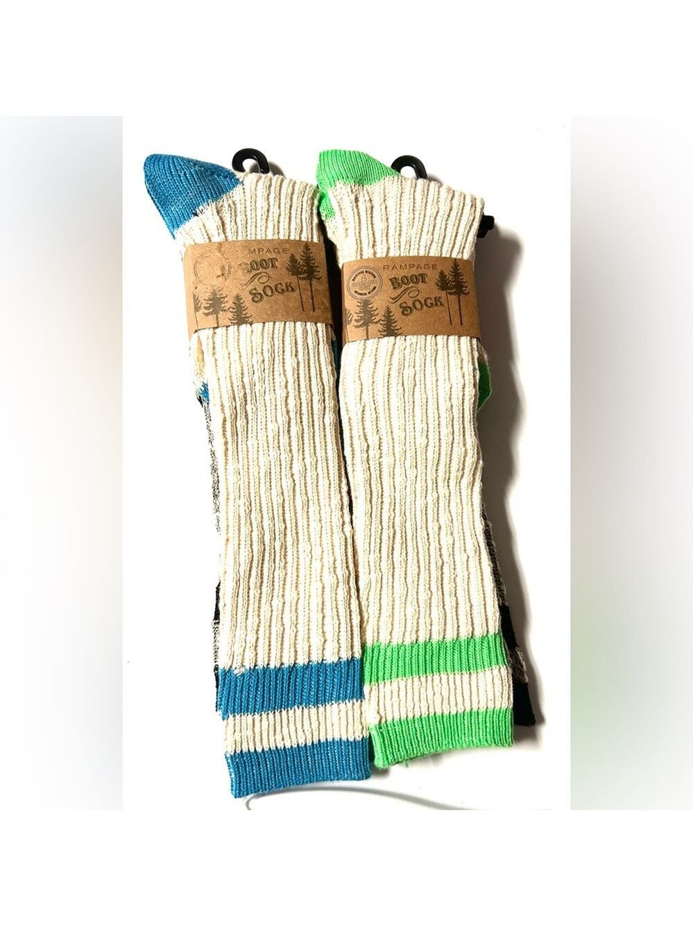 Rampage Woman’s Boot Socks 4 Pairs Shoe Size 6.5 - 10 NEW